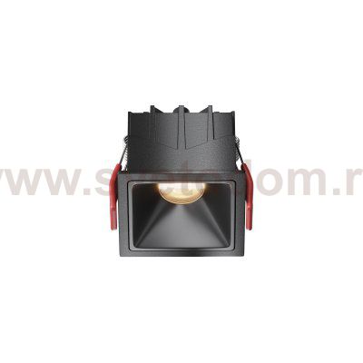 Встраиваемый светильник Maytoni DL043-01-10W3K-SQ-B-1 Alfa LED