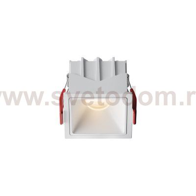 Встраиваемый светильник Maytoni DL043-01-10W3K-SQ-W-1 Alfa LED