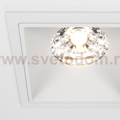 Встраиваемый светильник Maytoni DL043-01-15W3K-D-SQ-W Alfa LED