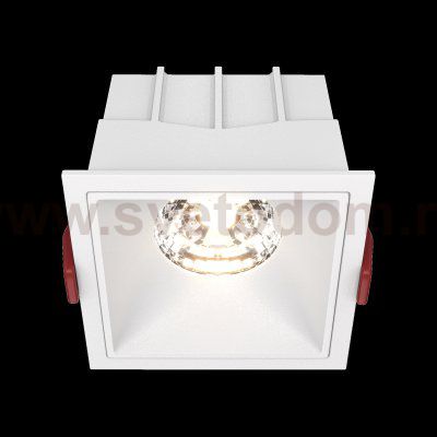 Встраиваемый светильник Maytoni DL043-01-15W3K-D-SQ-W Alfa LED