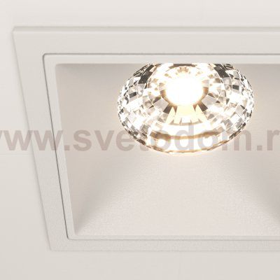 Встраиваемый светильник Maytoni DL043-01-15W3K-SQ-W Alfa LED