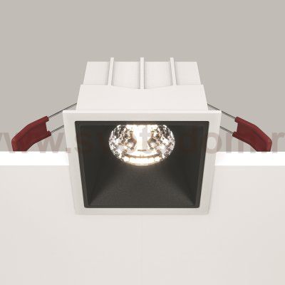 Встраиваемый светильник Maytoni DL043-01-15W4K-D-SQ-WB Alfa LED
