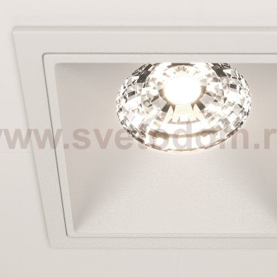 Встраиваемый светильник Maytoni DL043-01-15W4K-D-SQ-W Alfa LED
