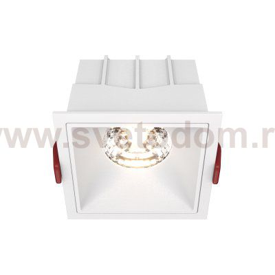 Встраиваемый светильник Maytoni DL043-01-15W4K-SQ-W Alfa LED