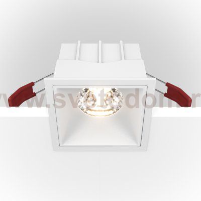 Встраиваемый светильник Maytoni DL043-01-15W4K-SQ-W Alfa LED