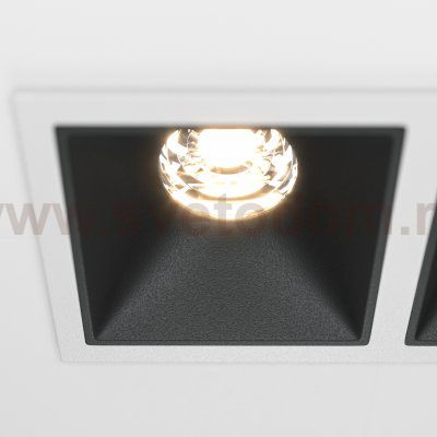Встраиваемый светильник Maytoni DL043-02-10W3K-D-SQ-WB Alfa LED