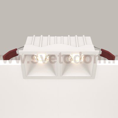 Встраиваемый светильник Maytoni DL043-02-10W3K-D-SQ-W Alfa LED