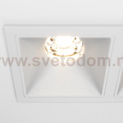 Встраиваемый светильник Maytoni DL043-02-10W3K-D-SQ-W Alfa LED