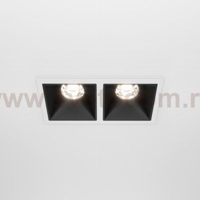 Встраиваемый светильник Maytoni DL043-02-10W4K-D-SQ-WB Alfa LED