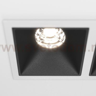 Встраиваемый светильник Maytoni DL043-02-10W4K-D-SQ-WB Alfa LED