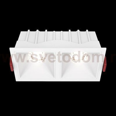 Встраиваемый светильник Maytoni DL043-02-10W4K-D-SQ-W Alfa LED