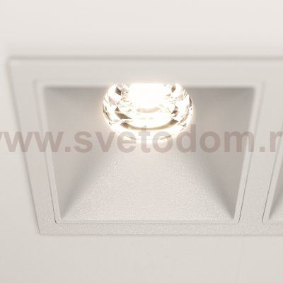 Встраиваемый светильник Maytoni DL043-02-10W4K-D-SQ-W Alfa LED