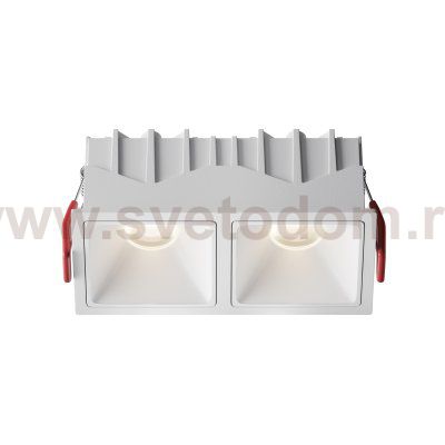 Встраиваемый светильник Maytoni DL043-02-10W4K-SQ-W-1 Alfa LED