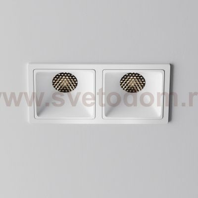 Встраиваемый светильник Maytoni DL043-02-10W4K-SQ-W-1 Alfa LED