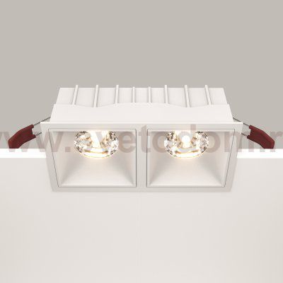 Встраиваемый светильник Maytoni DL043-02-15W3K-D-SQ-W Alfa LED