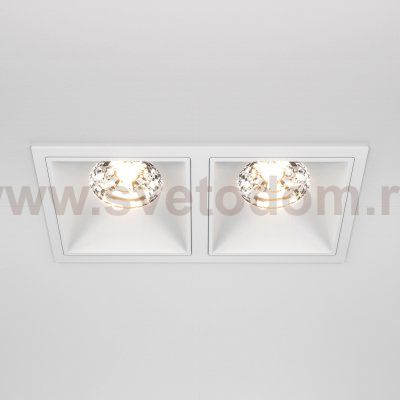 Встраиваемый светильник Maytoni DL043-02-15W3K-SQ-W Alfa LED