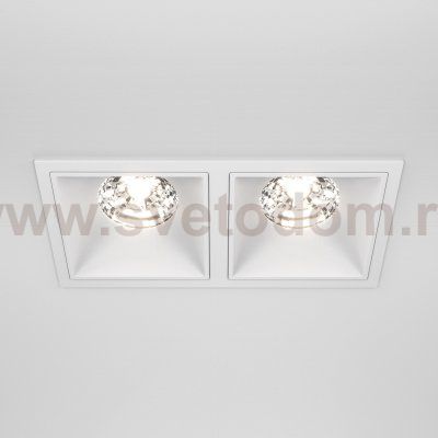 Встраиваемый светильник Maytoni DL043-02-15W4K-SQ-W Alfa LED