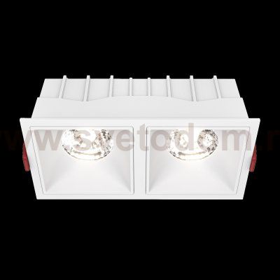 Встраиваемый светильник Maytoni DL043-02-15W4K-SQ-W Alfa LED