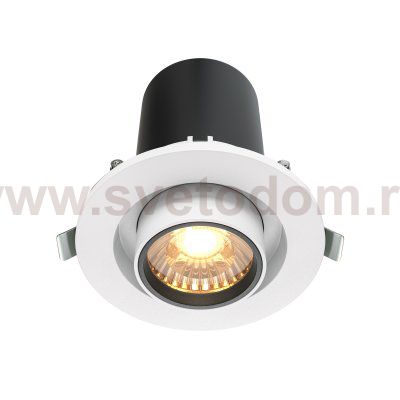 Встраиваемый светильник Maytoni DL045-01-10W3K-W Hidden