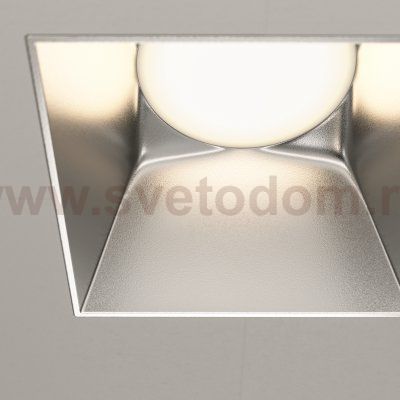 Встраиваемый светильник Maytoni DL051-01-GU10-SQ-WS Share