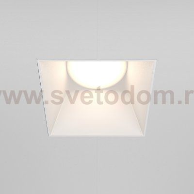 Встраиваемый светильник Maytoni DL051-01-GU10-SQ-W Share