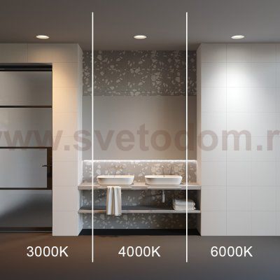 Встраиваемый светильник Maytoni DL055-24W3-4-6K-W Okno