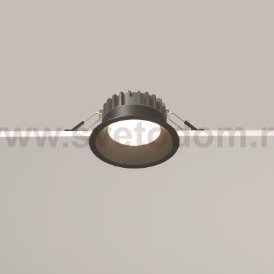 Встраиваемый светильник Maytoni DL055-8W3-4-6K-B Okno