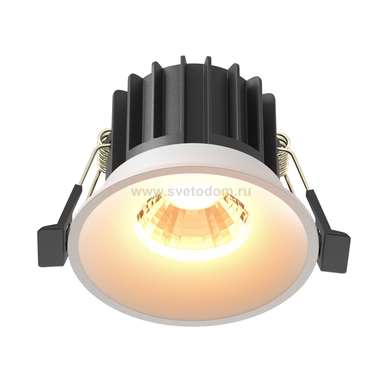 Встраиваемый светильник Maytoni DL058-12W2.7K-W Round