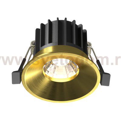 Встраиваемый светильник Maytoni DL058-12W4K-BS Round