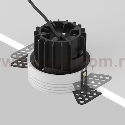 Встраиваемый светильник Maytoni DL058-12W4K-TRS-B Round