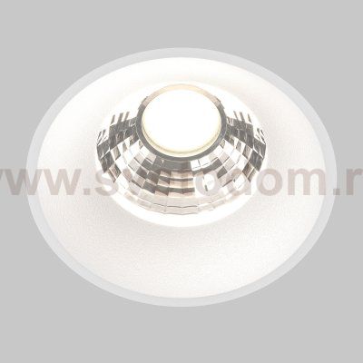 Встраиваемый светильник Maytoni DL058-12W4K-TRS-W Round