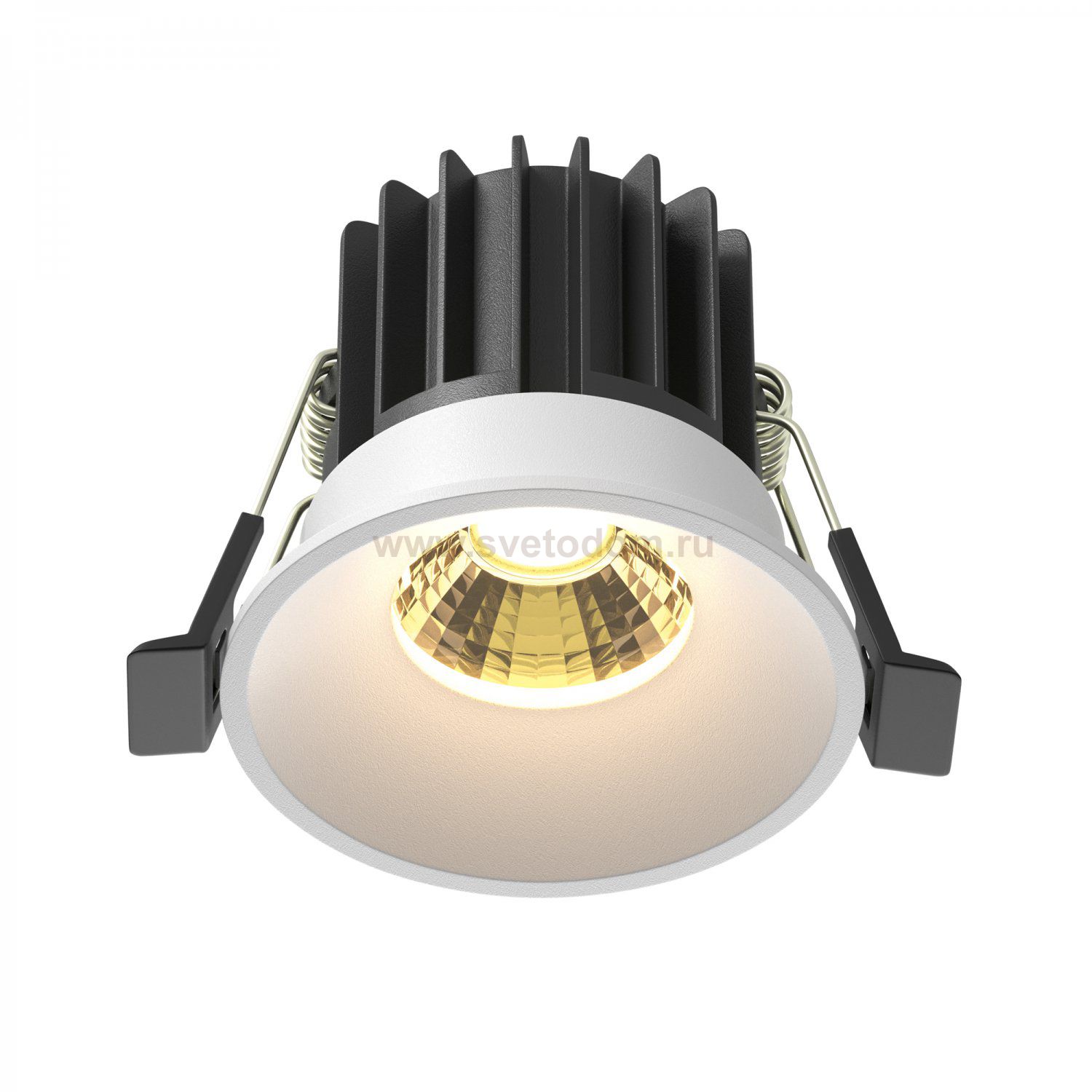 Встраиваемый светильник Maytoni DL058-7W2.7K-W Round