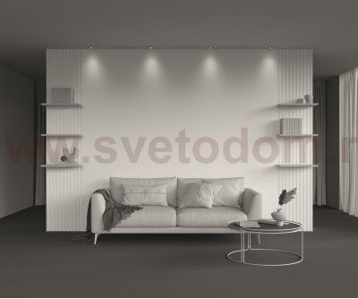 Встраиваемый светильник Maytoni DL058-7W3K-TRS-B Round