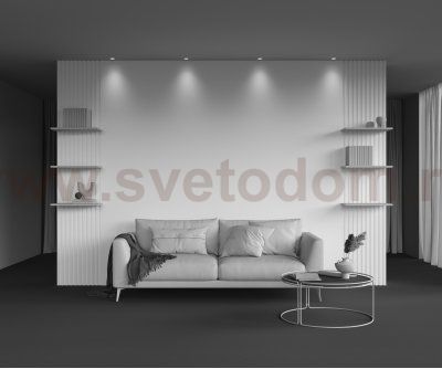 Встраиваемый светильник Maytoni DL058-7W3K-W Round