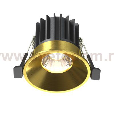 Встраиваемый светильник Maytoni DL058-7W4K-BS Round