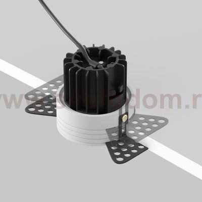 Встраиваемый светильник Maytoni DL058-7W4K-TRS-W Round
