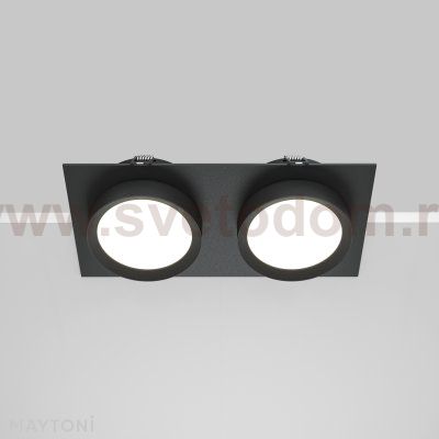 Встраиваемый светильник Maytoni DL086-02-GX53-SQ-B Hoop