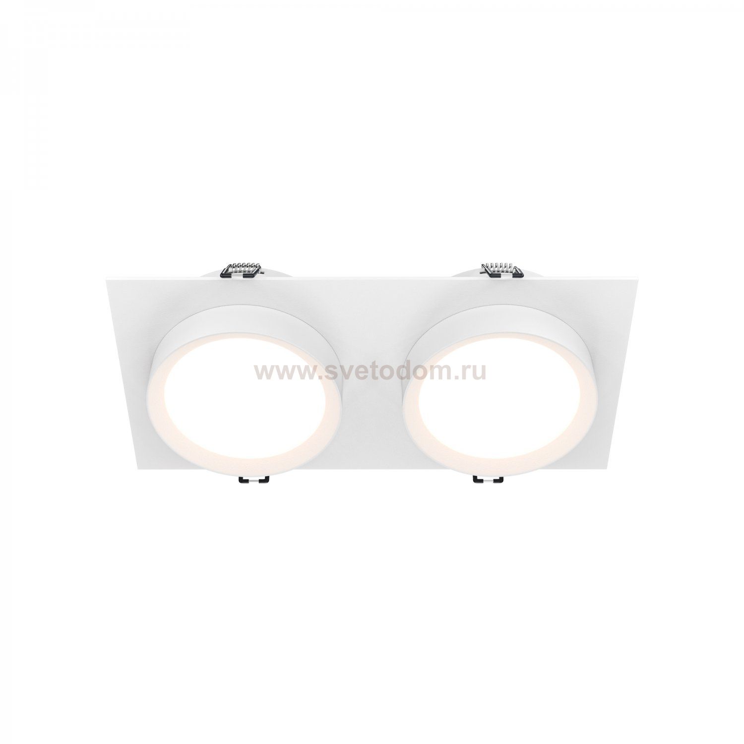 Встраиваемый светильник Maytoni DL086-02-GX53-SQ-W Hoop