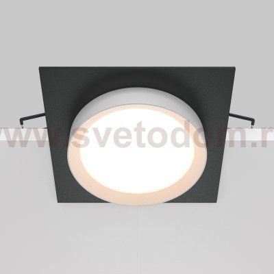 Встраиваемый светильник Maytoni DL086-GX53-SQ-BW Hoop