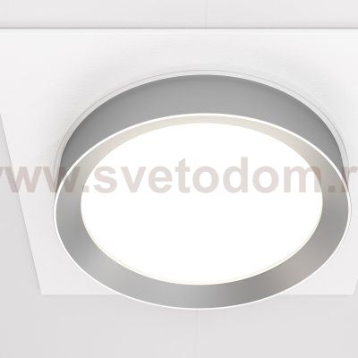 Встраиваемый светильник Maytoni DL086-GX53-SQ-WS Hoop