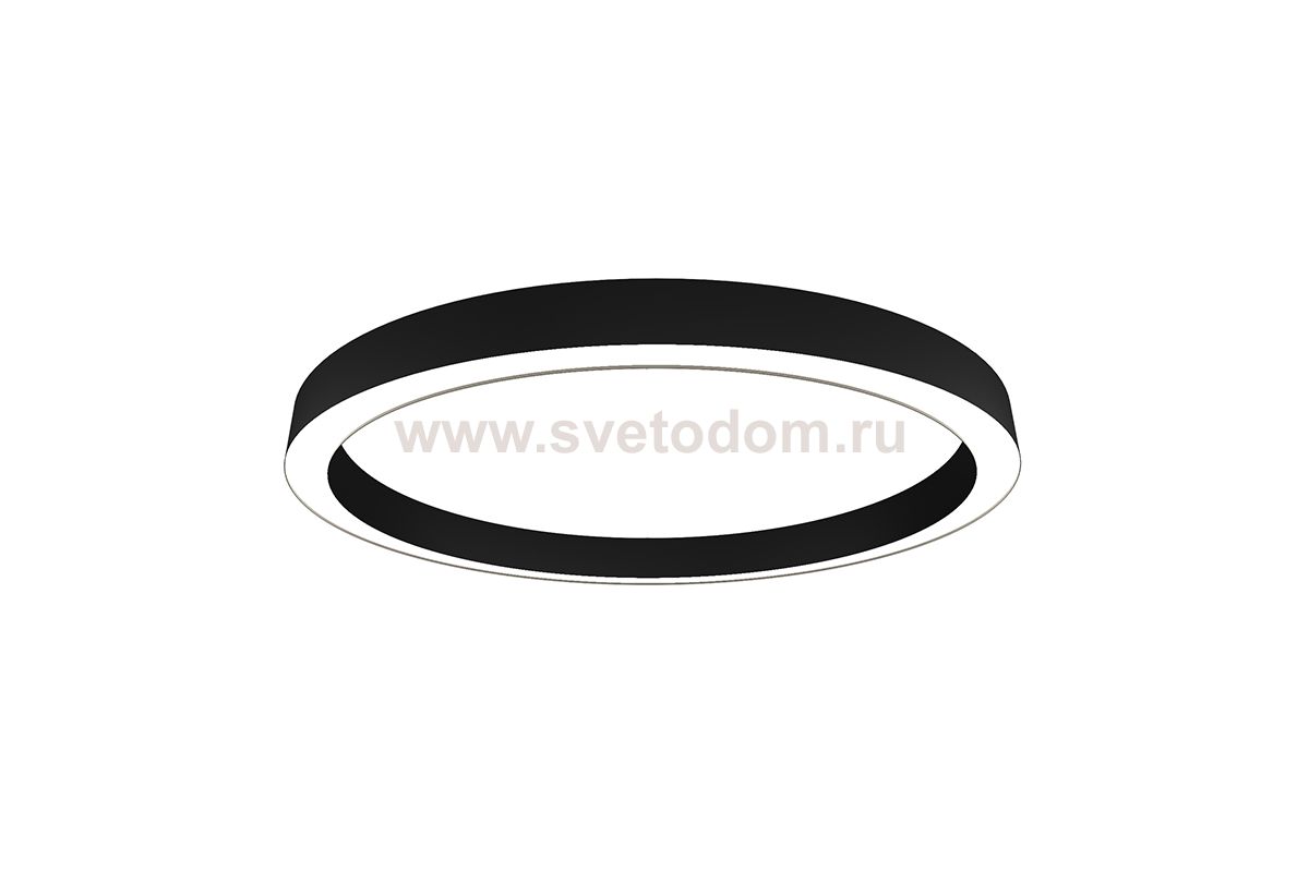 Donolux накладной светодиодный светильник, 90Ватт,6782Lm, 4000К, IP20, H-3000мм., D-1000мм. 55х75мм., черный RAL 9005