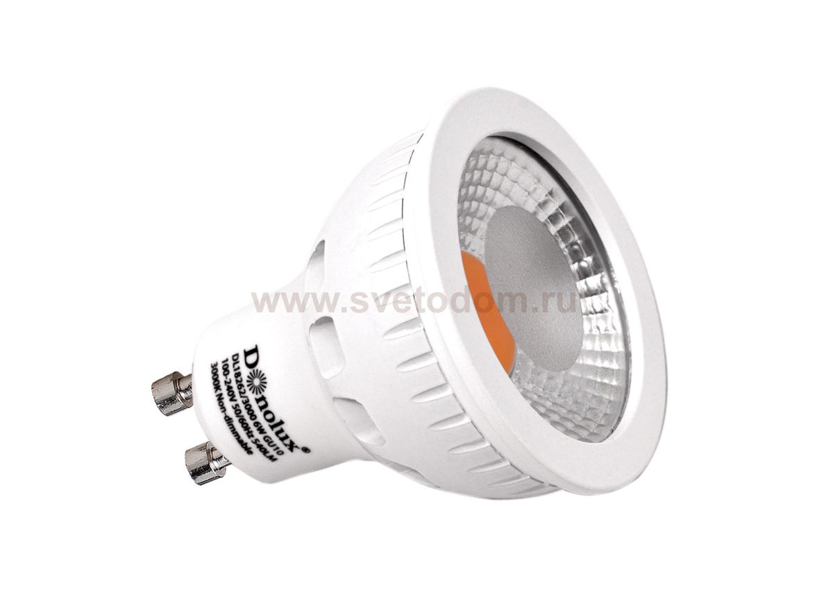 Светодиодная лампа 6W DL18262/4000 6W GU10 Donolux