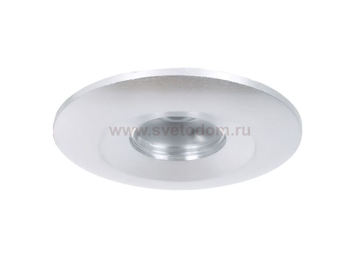 Диммируемый светодиодный светильник встраив.АС110-265В Donolux DL18467/01WW-Silver R Dim