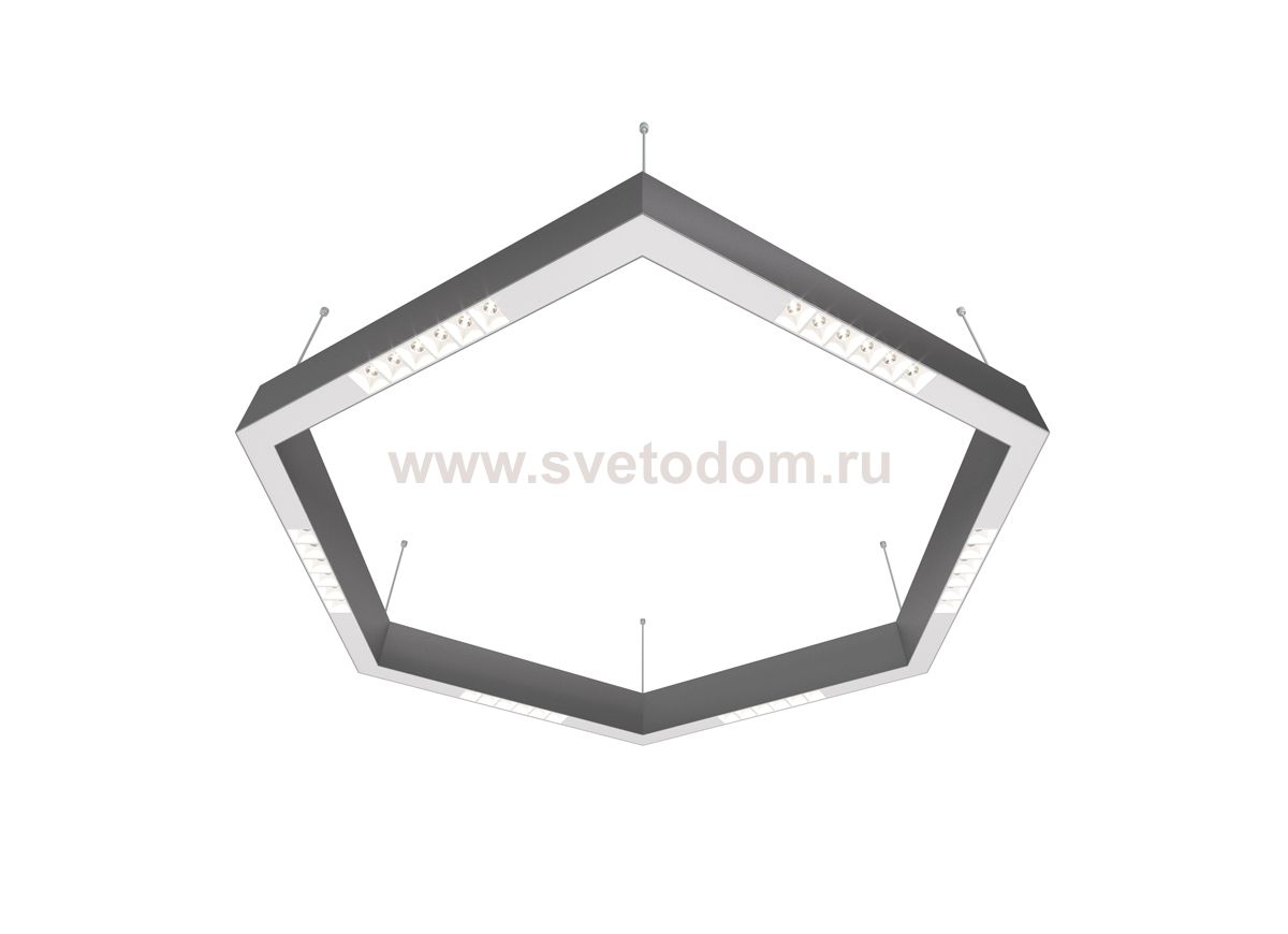 Donolux Led св-к накладной, 36W, 900х780мм, H71,5мм, 2200Lm, 34°, 3000К, IP20, корпус алюминий, белые модули, белый декор,  блок питания AC/DC 24V в комплекте