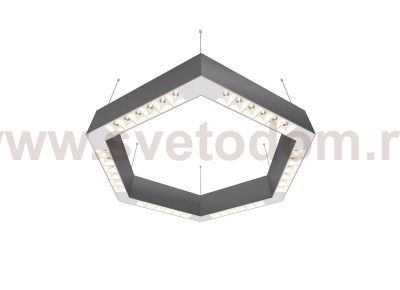 Donolux Led св-к накладной, 36W, 500х433мм, H71,5мм, 2560Lm, 48°, 3000К, IP20, корпус алюминий, белые модули, белый декор,  блок питания AC/DC 24V в комплекте