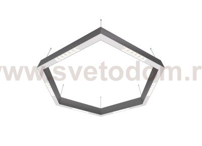 Donolux Led св-к накладной, 36W, 900х780мм, H71,5мм, 2090Lm, 48°, 3000К, IP20, корпус алюминий, белые модули, белый декор,  блок питания AC/DC 24V в комплекте