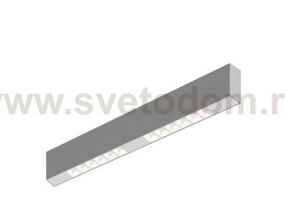 Donolux Led св-к накладной, 12W, 502х32мм, H71,5мм, 925Lm, 48°, 3000К, IP20, корпус алюминий, белые модули, белый декор, блок питания AC/DC 24V в комплекте