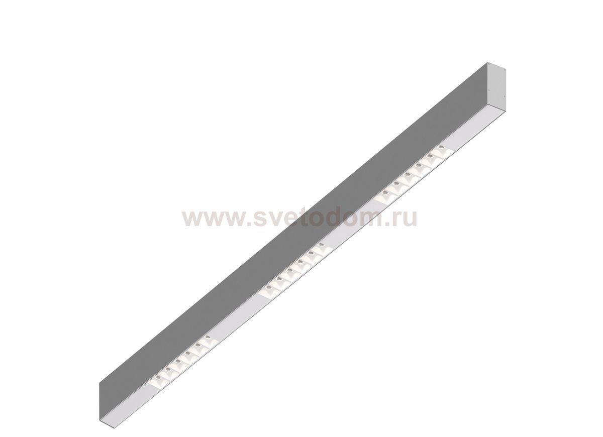 Donolux Led св-к накладной, 18W, 1002х32мм, H71,5мм, 1310Lm, 34°, 3000К, IP20, корпус алюминий, белые модули, белый декор, блок питания AC/DC 24V в комплекте