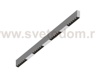 Donolux Led св-к накладной, 24W, 1002х32мм, H71,5мм, 1950Lm, 34°, 3000К, IP20, корпус алюминий, черные модули, белый декор, блок питания AC/DC 24V в комплекте