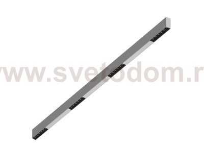 Donolux Led св-к накладной, 24W, 1502х32мм, H71,5мм, 1745Lm, 34°, 3000К, IP20, корпус алюминий, черные модули, белый декор, блок питания AC/DC 24V в комплекте